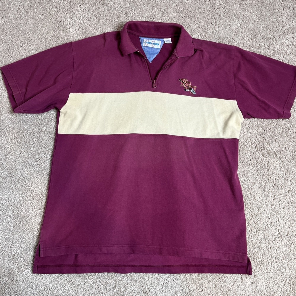 Vintage College Classics FSU 90's Polo Shirt Mens Large